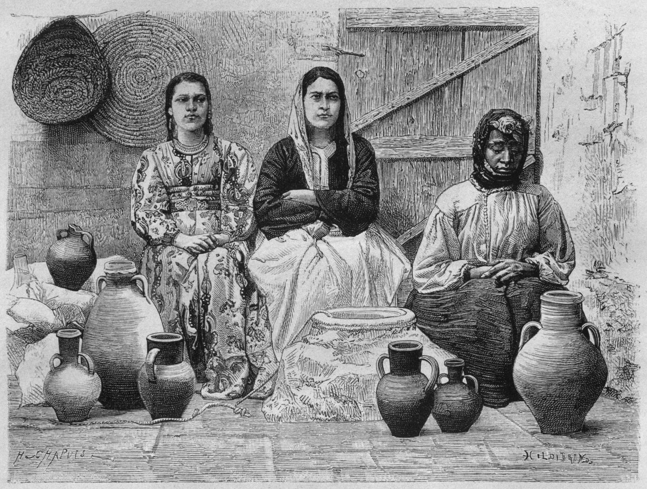 Mercaderes de aceite en Jerusalén, de La Syrie d