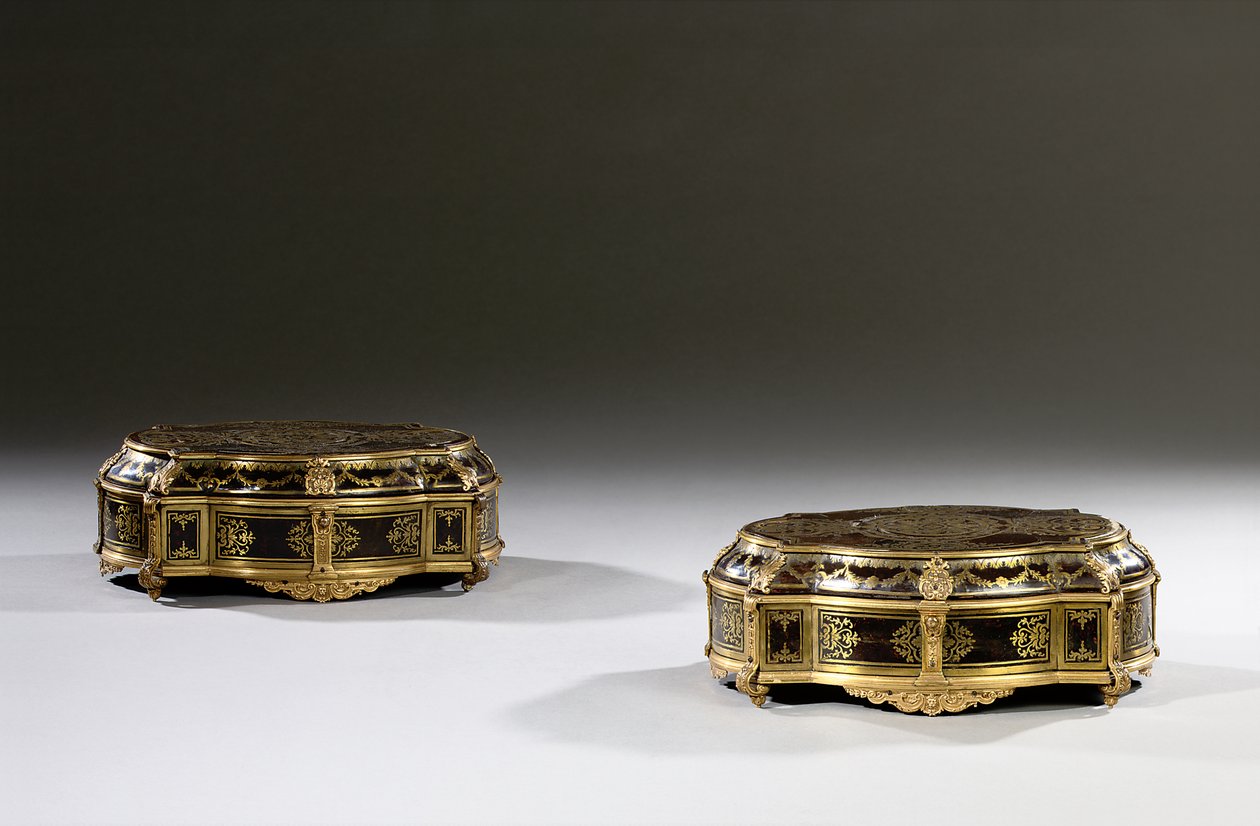 Par de cofres de Luis XIV, c.1700-15 de French School