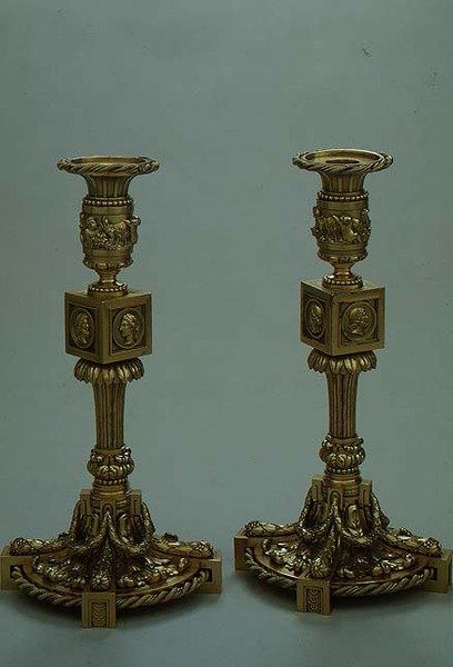 Par de candelabros por Boucheron, 1783 de French School