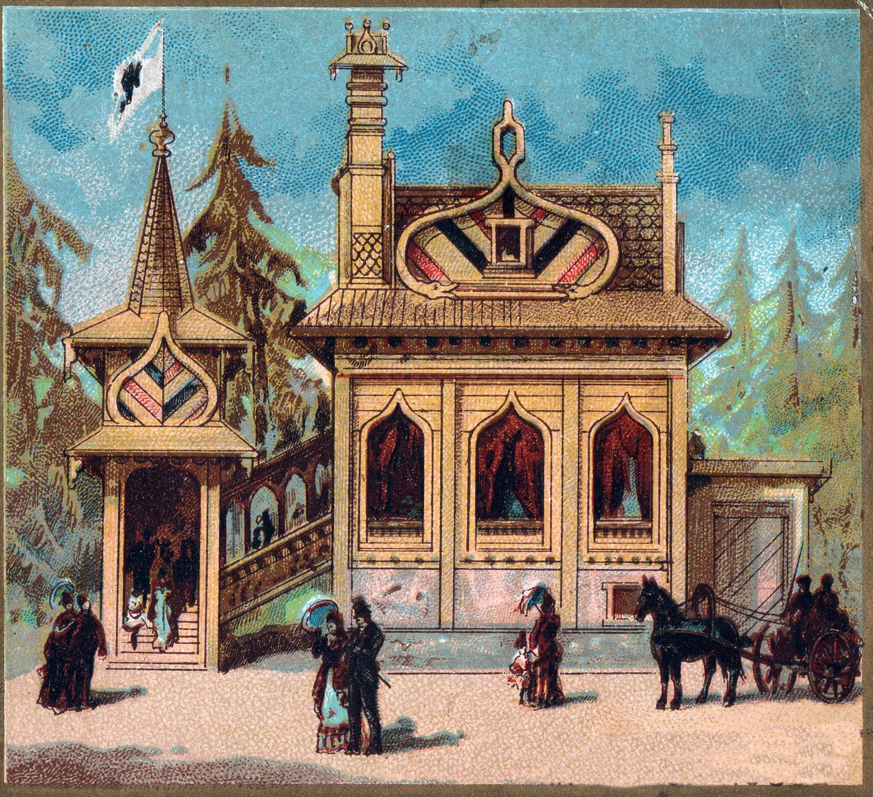 París. Exposición Universal de 1889: Residencia Rusa de French School