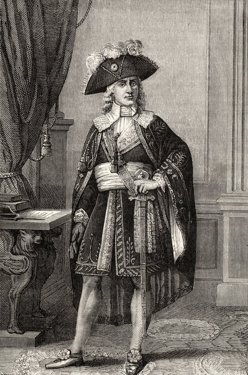 Paul Francois Jean Nicolas Comte de Barras (1755-1829), de "Histoire de la Revolution Francaise" por Louis Blanc de French School