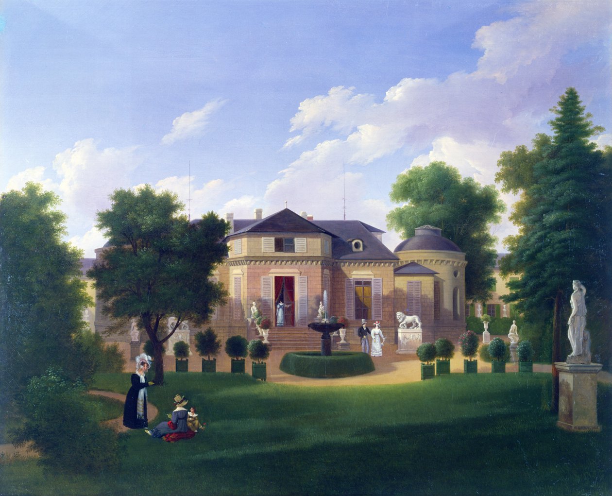 Pabellón de la Folie-Beaujon en París, c.1830 de French School