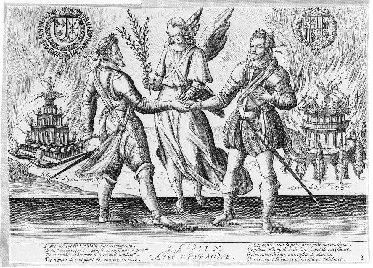 Paz con España, 1598 de French School