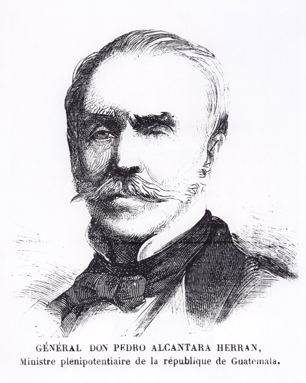 Pedro Alcantara Herran (grabado) de French School
