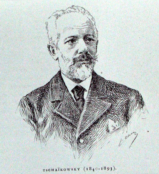Petr Ilitch Tchaikovski, ilustración de 