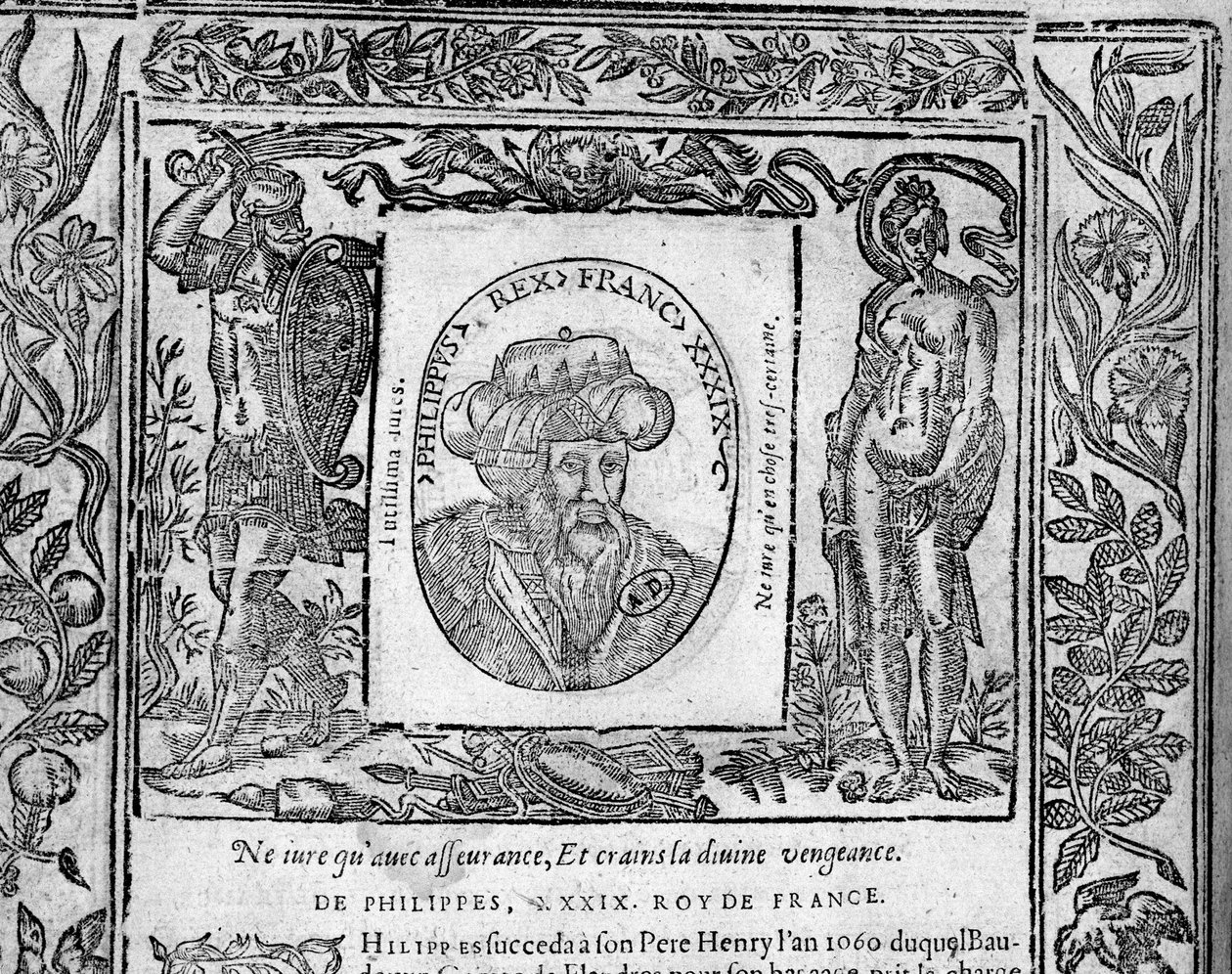 Felipe I - en “Portraits of the kings of France” de French School