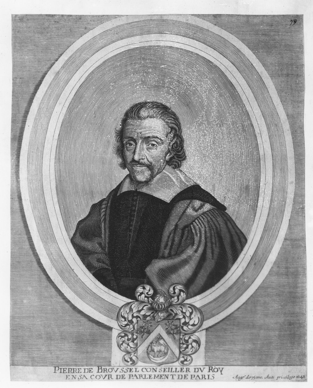 Pierre Broussel (grabado) de French School