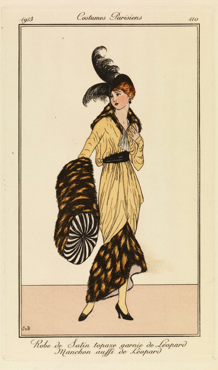 Lámina 110 de "Costumes Parisiens de French School