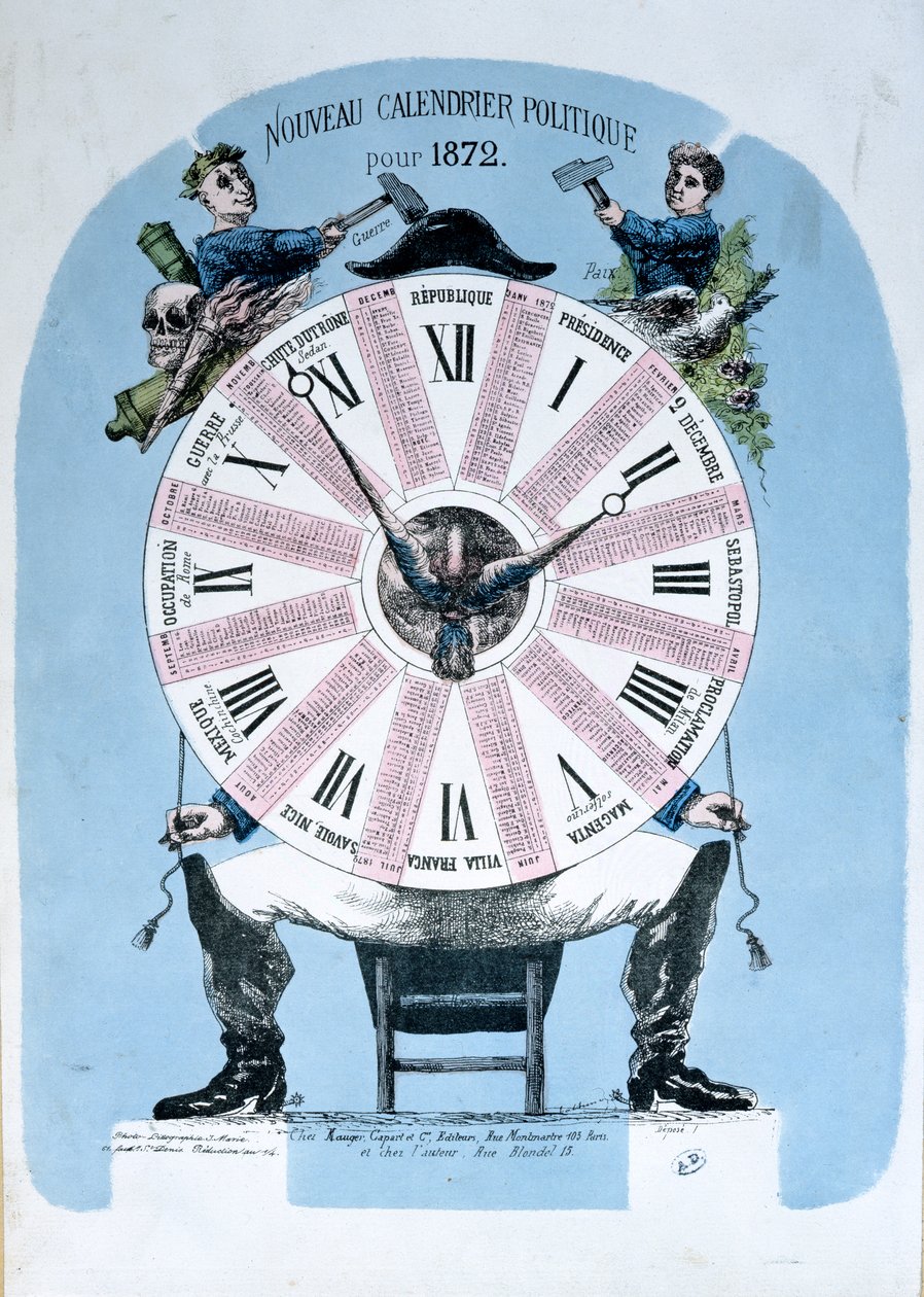 Calendario Político para 1872 de French School