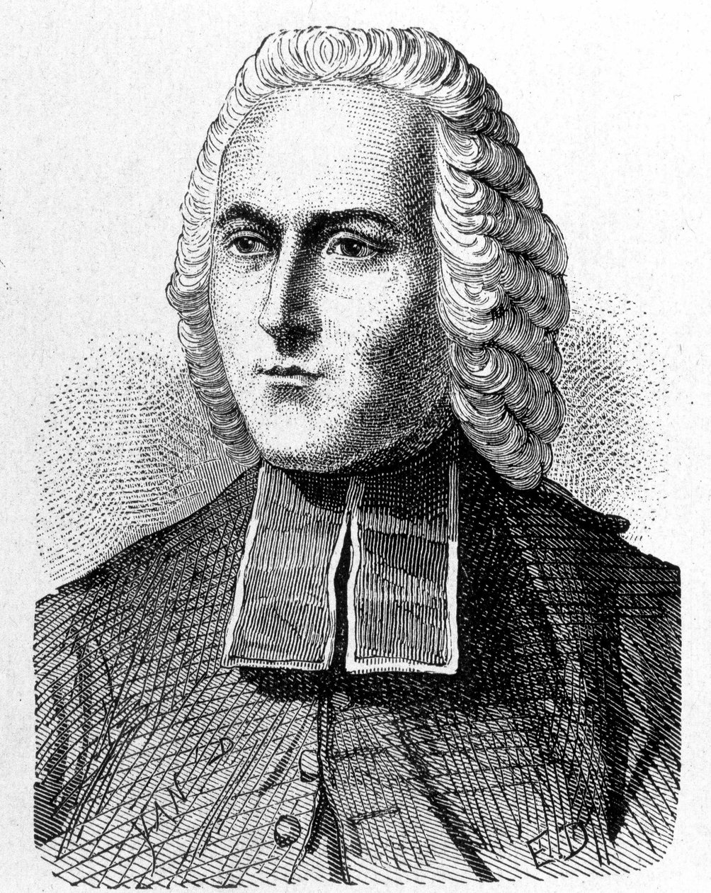 Retrato del Abate Jean Antoine Nollet (1700 - 1770), físico francés - en 