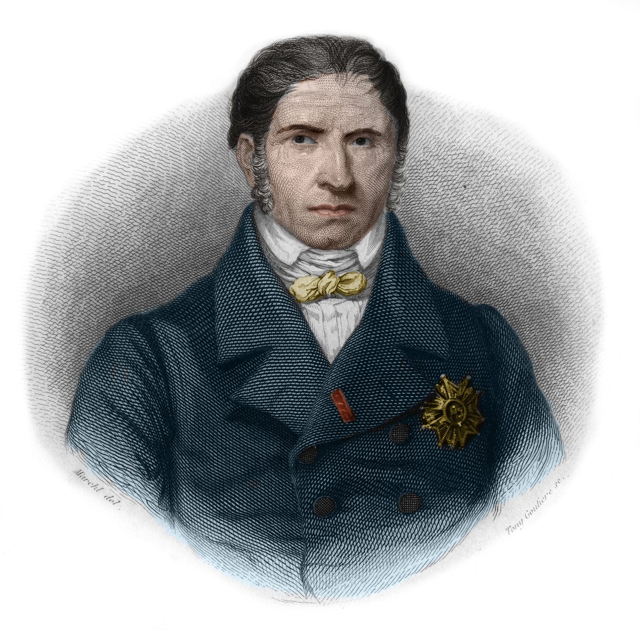 Retrato de André Marie Jean Jacques (Jean-Jacques) Dupin (1783-1865) (llamado Dupin el Viejo (Dupin aîné), abogado y político francés. Colección privada de French School