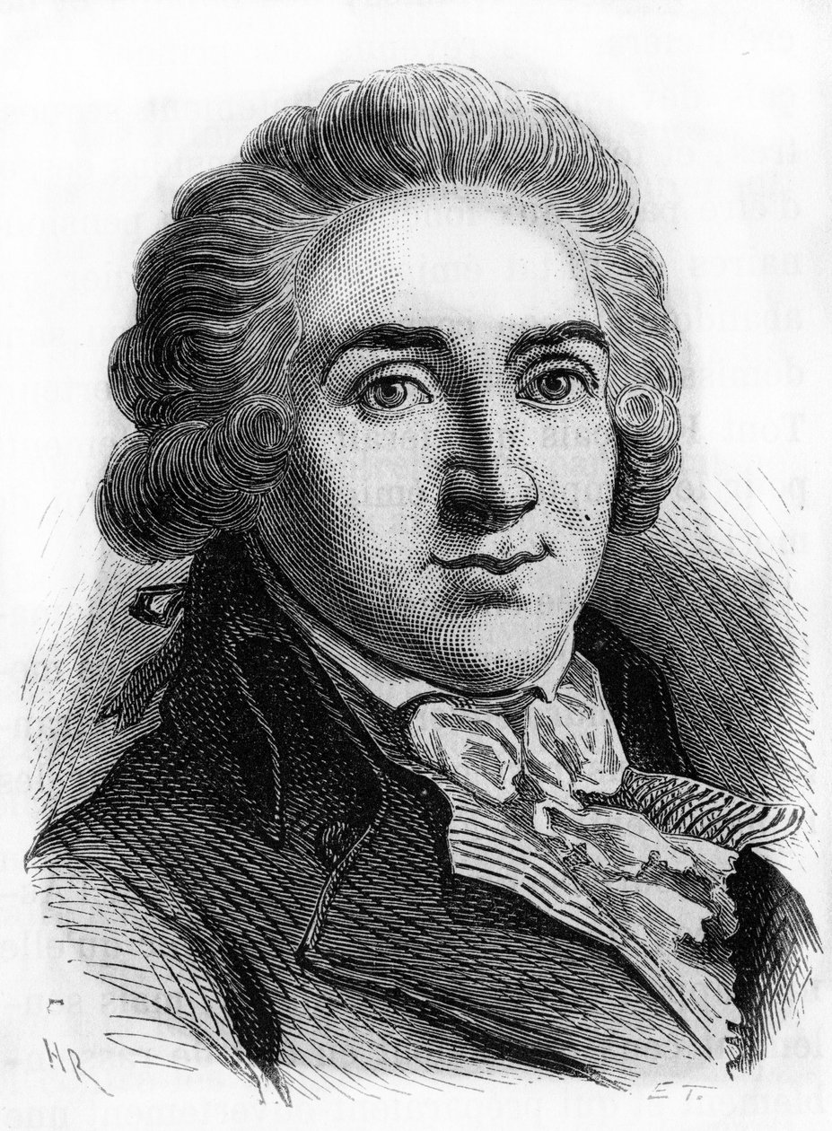 Retrato de Armand Gensonné (1758-1793) diputado de la convención. Grabado de finales del siglo XIX. de French School