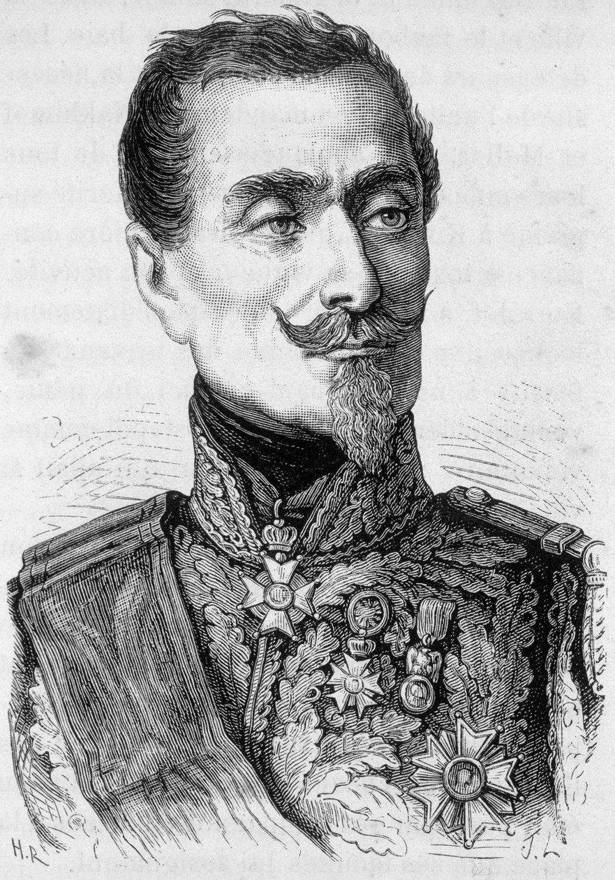 Retrato de Armand Jacques Leroy de Saint-Arnaud de French School