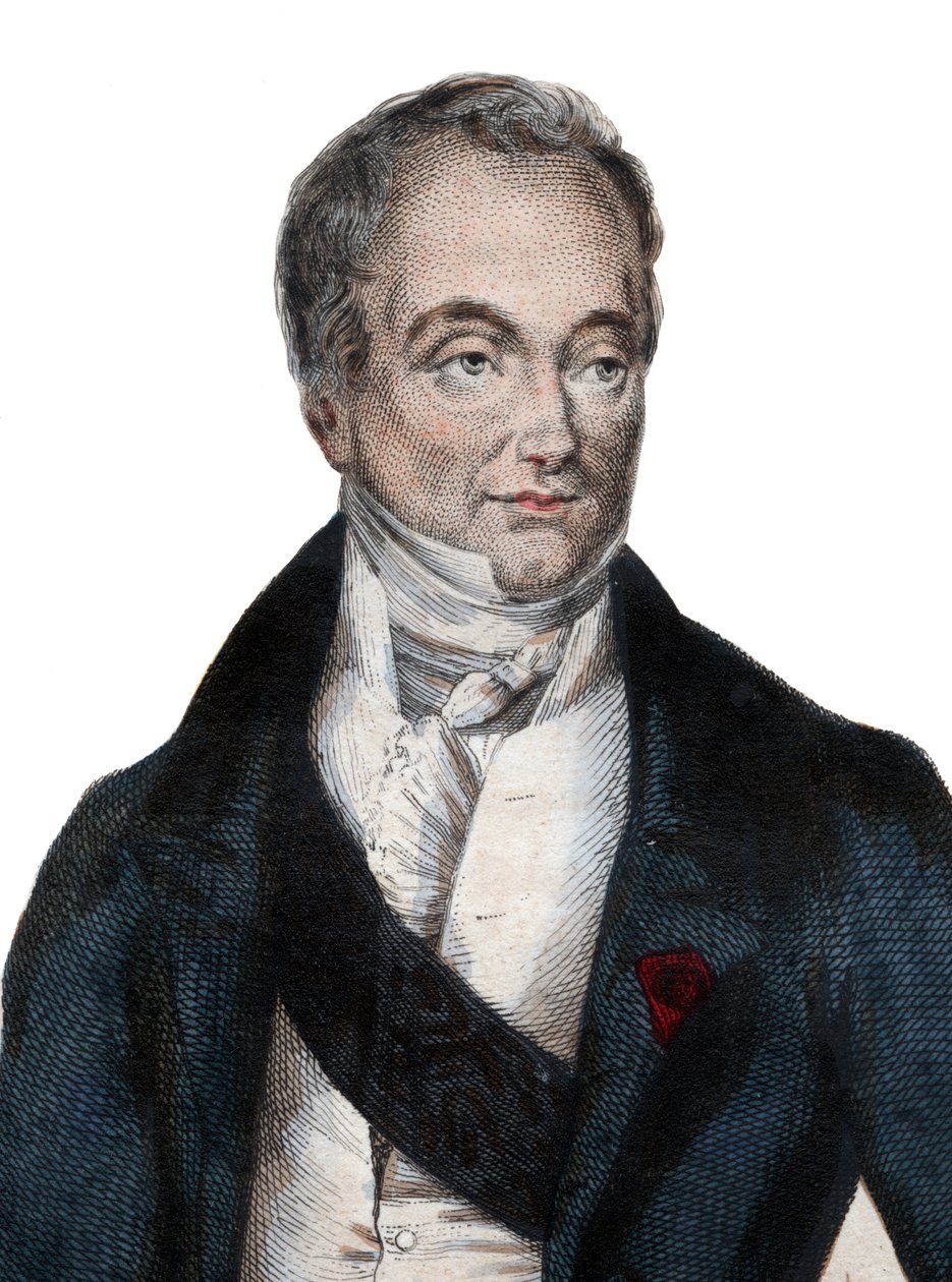 Retrato del Barón Guillaume Dupuytren (1777-1835), anatomista y cirujano militar francés de French School