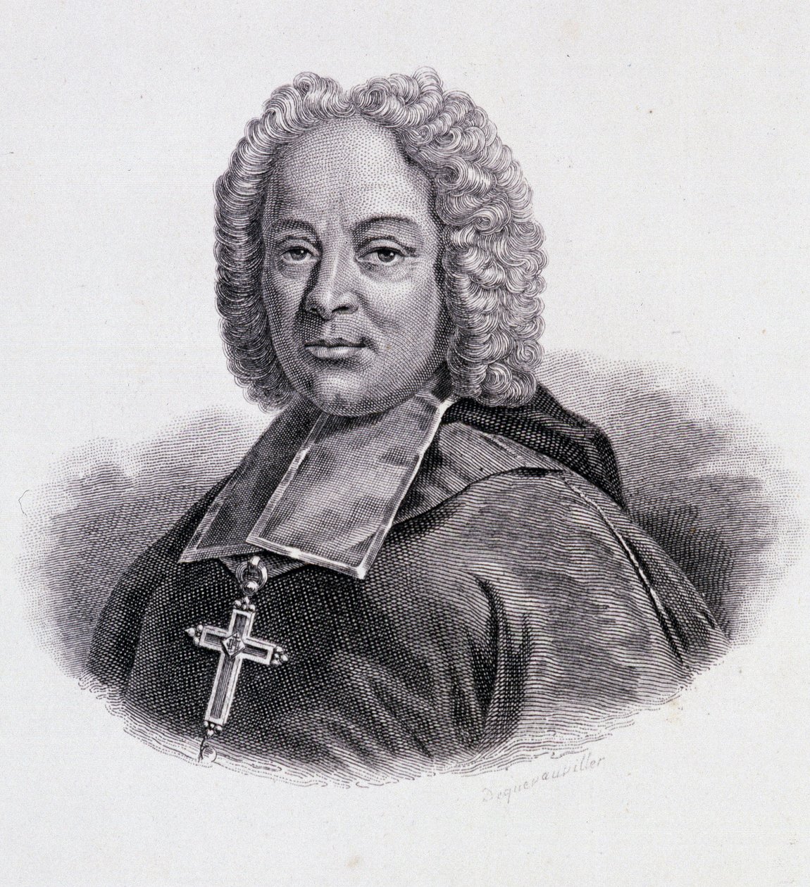 Retrato de Belsunce de Castelmoron, prelado francés (1670 - 1755) de French School