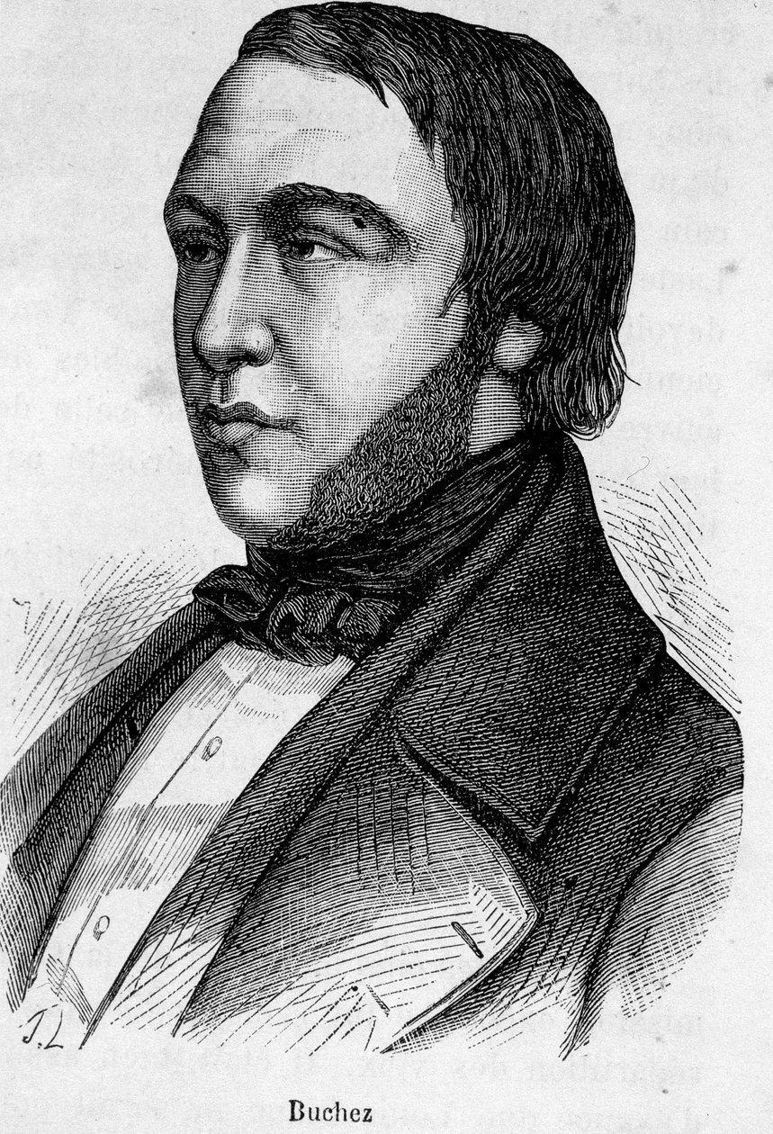 Retrato de Buchez, filósofo y político francés (1796 - 1865) de French School