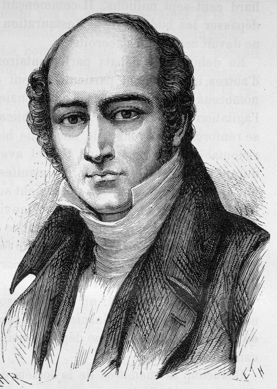 Retrato de Camille Hyacinthe Odilon Barrot (1791-1873), político francés - en “L