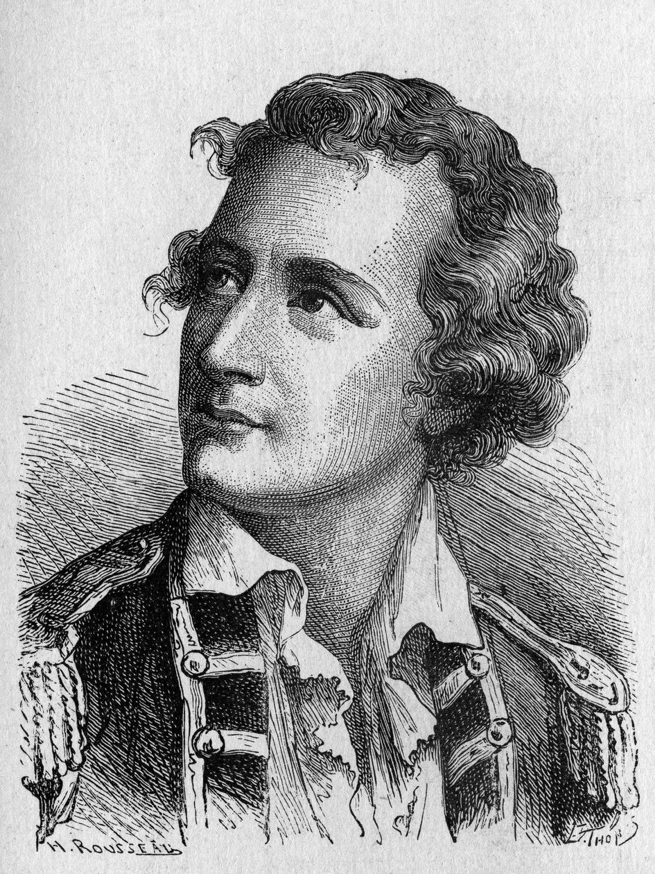Retrato del Capitán Lunardi, aeronauta italiano - en 