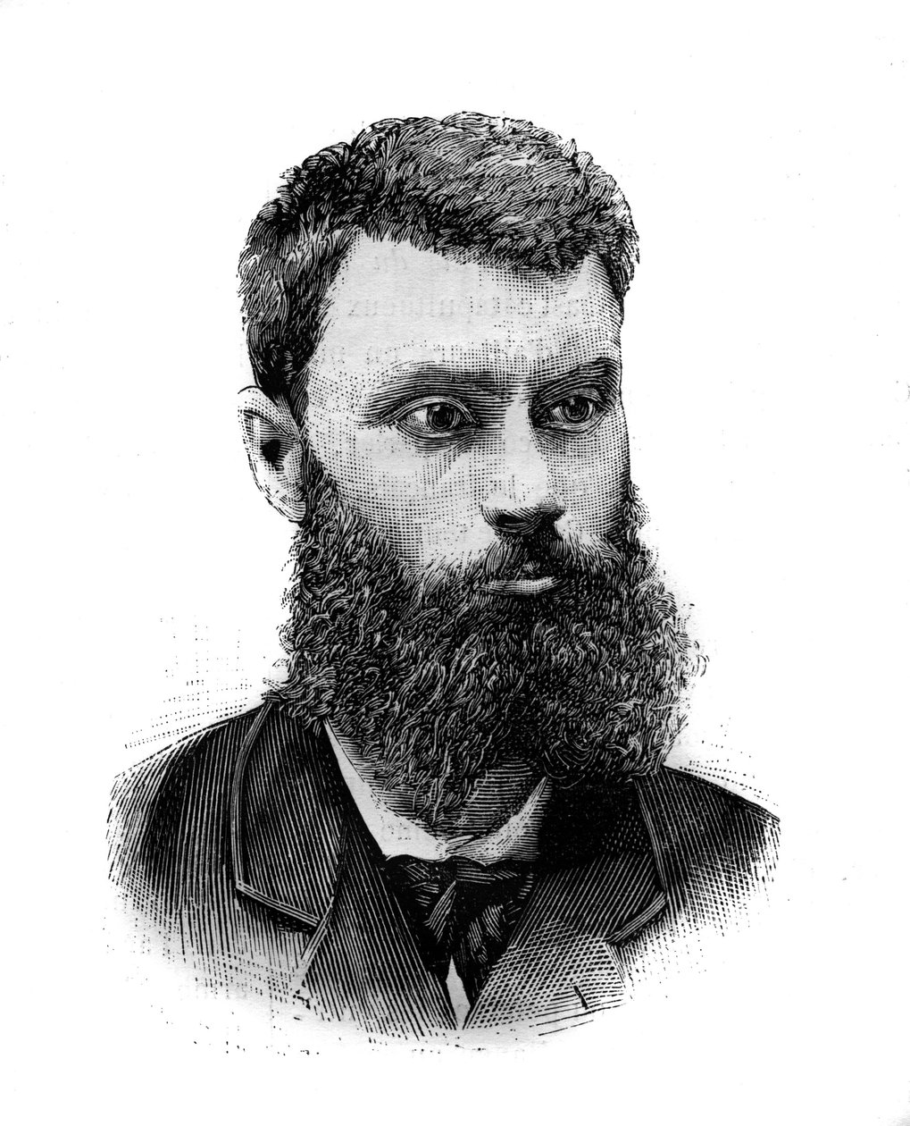 Retrato de Charles Camille Pelletan (1846-1915), político, periodista y escritor francés. Grabado en “Le Monde Illustré”, 2 de enero. de French School