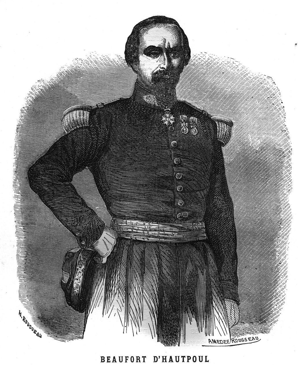Retrato de Charles Marie Napoleon de Beaufort d