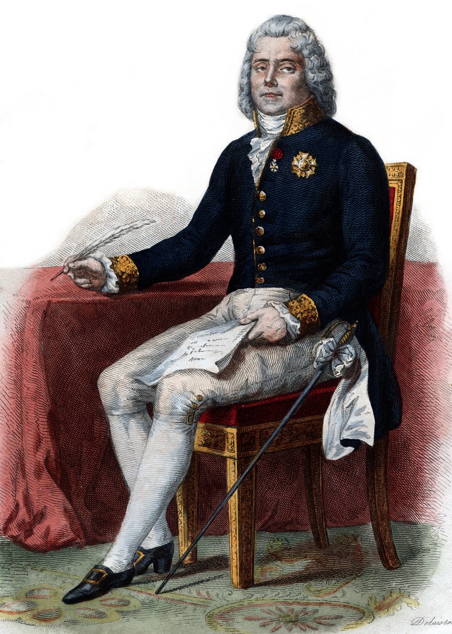 Retrato de Charles Maurice de Talleyrand Perigord (1754-1838) de French School