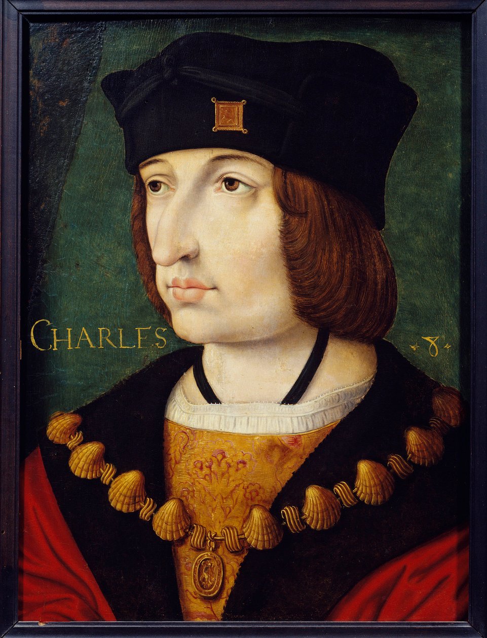Retrato de Carlos VIII (1470-1498) hijo de Luis XI de French School