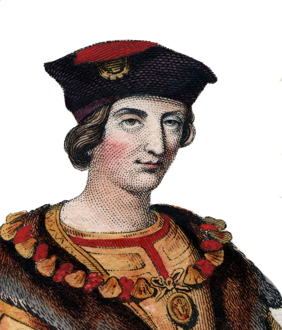 Retrato de Carlos VIII de Francia (1470-1498) de French School