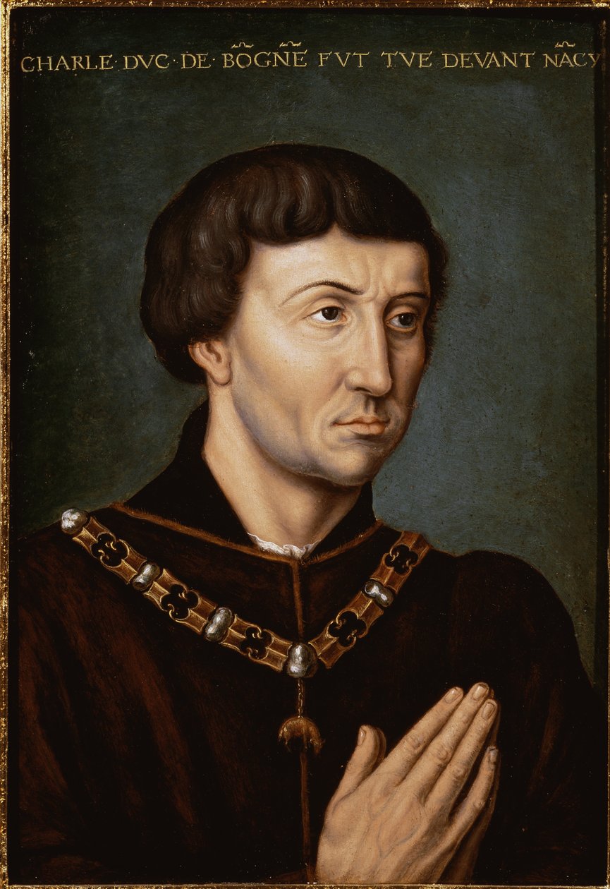Retrato de Carlos el Temerario de French School