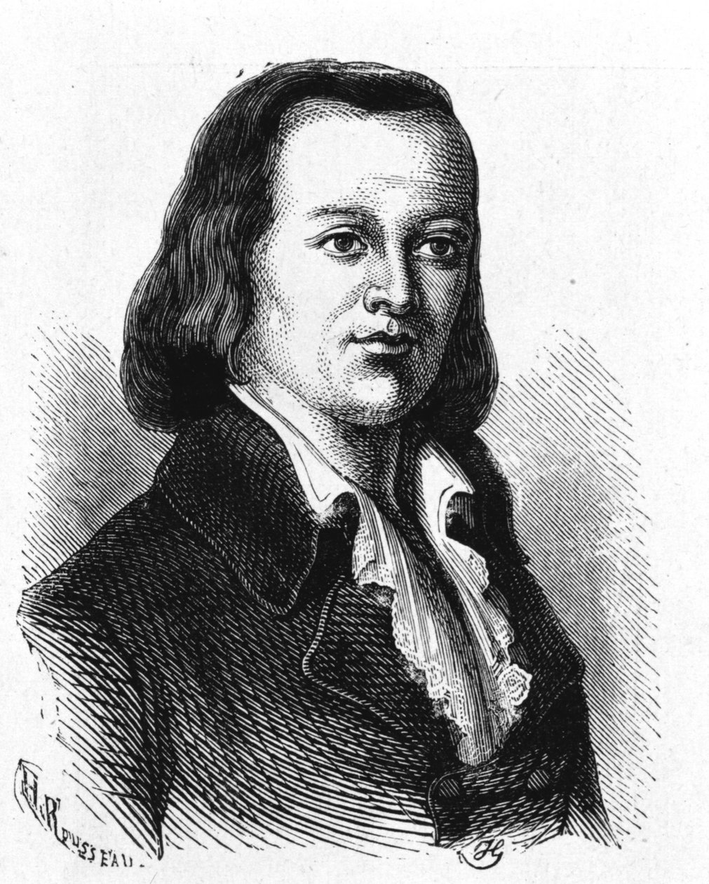 Retrato de Claude Chappe (1765 - 1807), ingeniero francés que hizo el primer telégrafo aéreo - en 