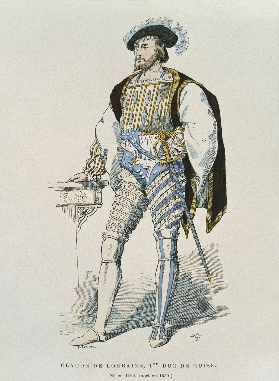Retrato de Claude de Lorraine (1496-1550) Duque de Guise de French School