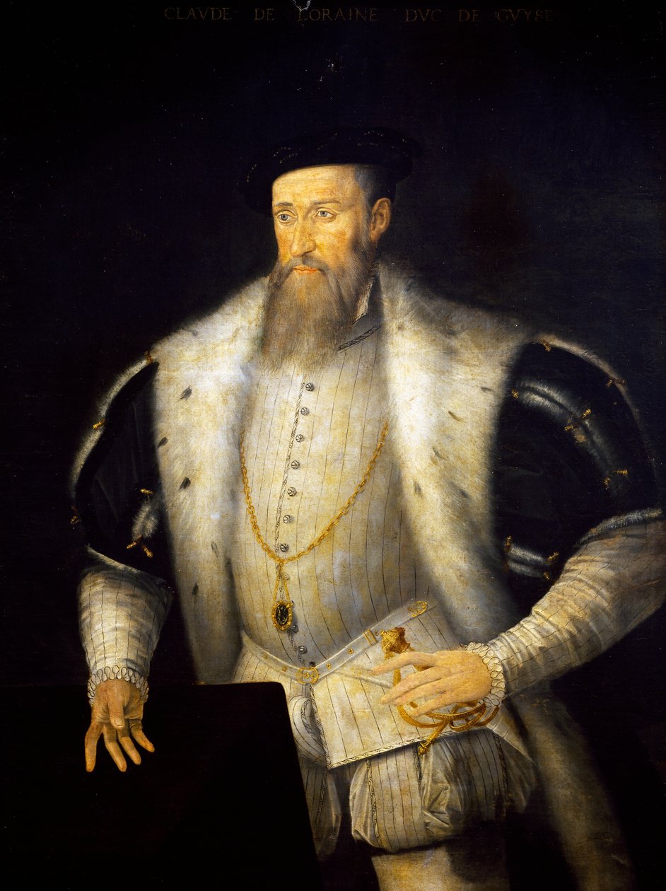 Retrato de Claudio I de Lorena (Castillo de Conde-sur-Moselle) de French School