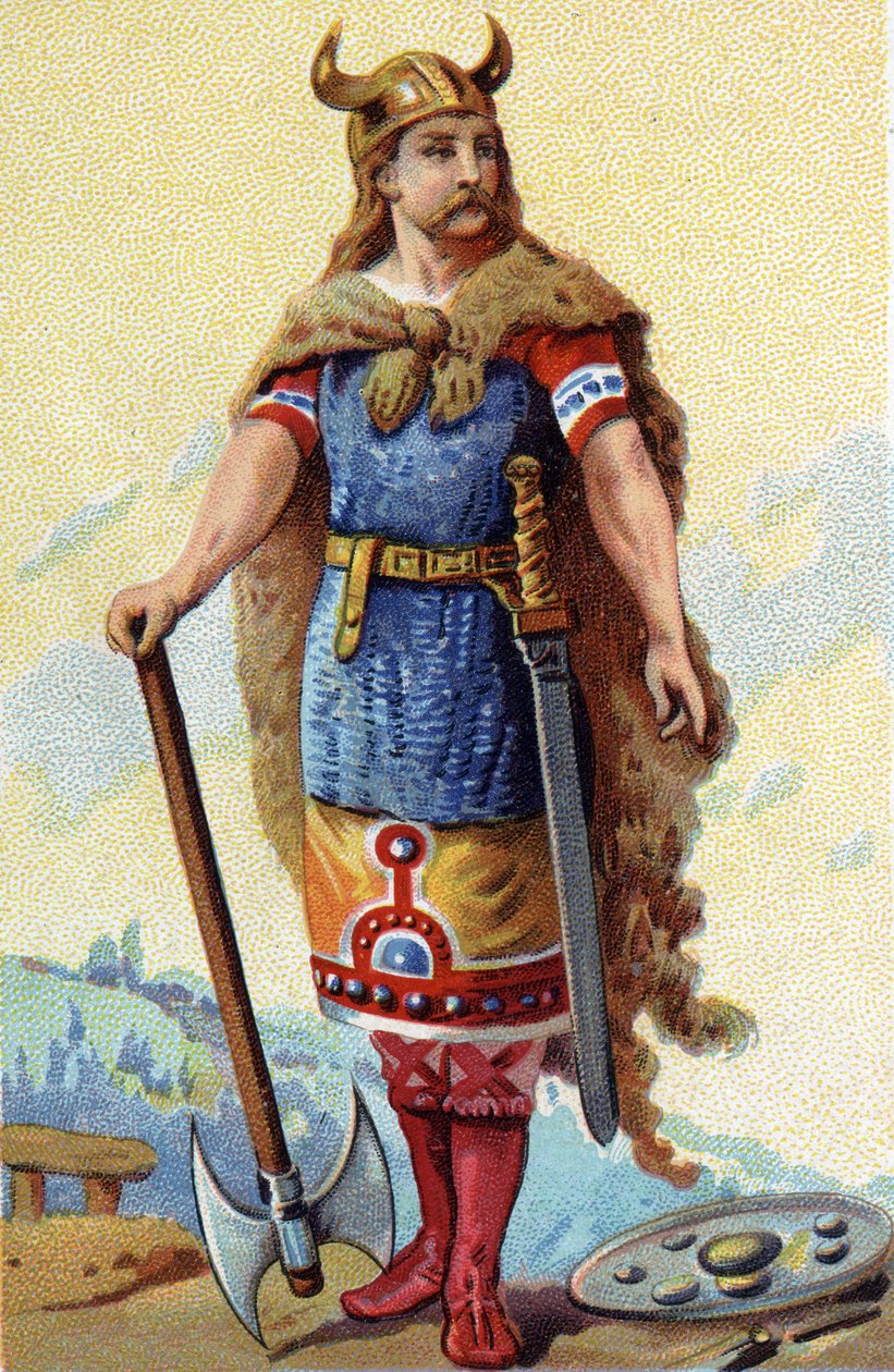 Retrato de Clodion, conocido como Le Chevelu, rey de los Francos de 428 a 448 de French School