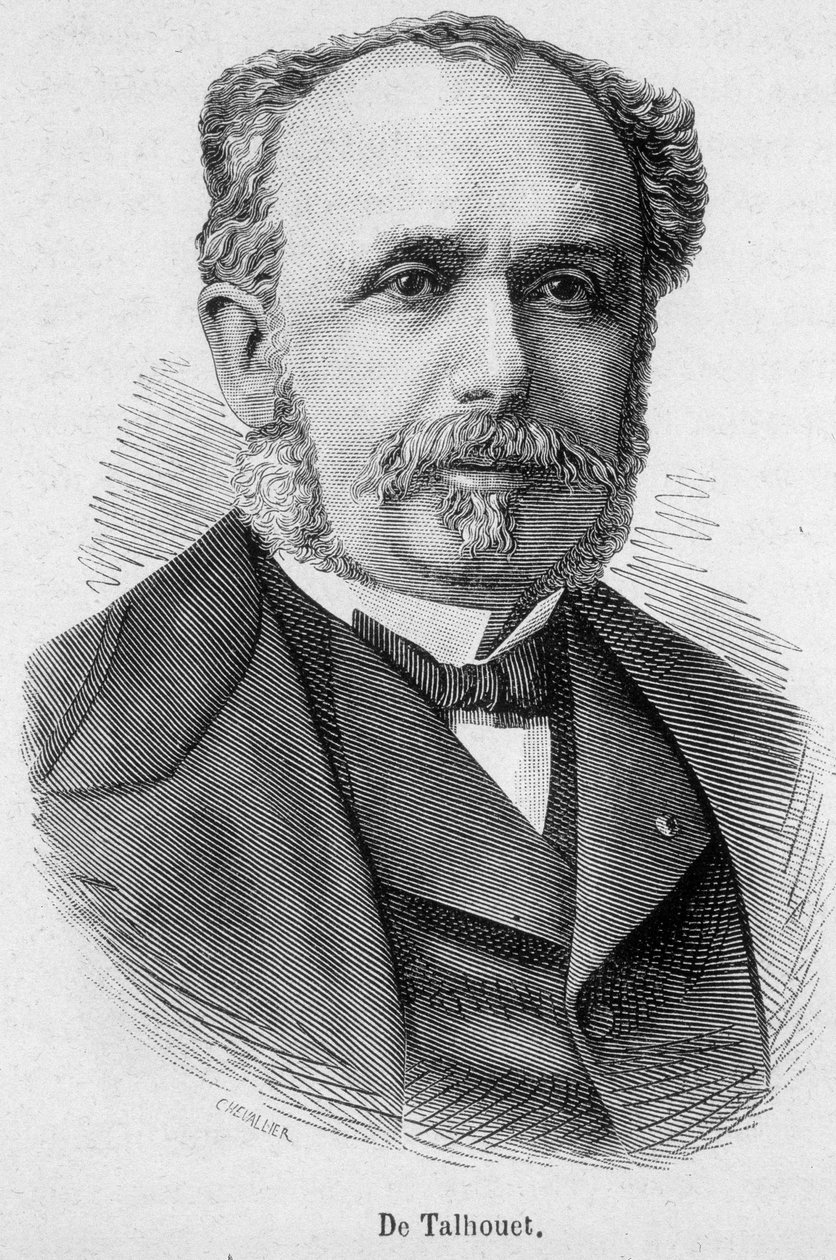Retrato de De Talhouet - en "L