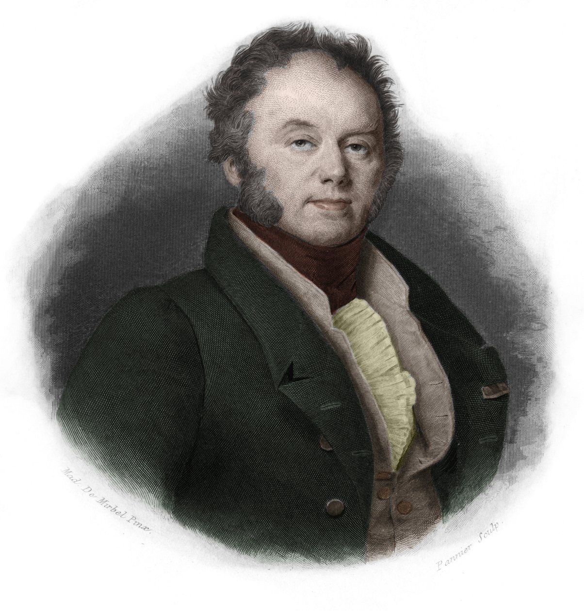 Retrato de Edouard, Duque de Fitz-James (1776-1838), político francés. en “LIBRO DE LOS ORADORES” por Louis de Cormenin Timon. 1842. Colección privada. de French School