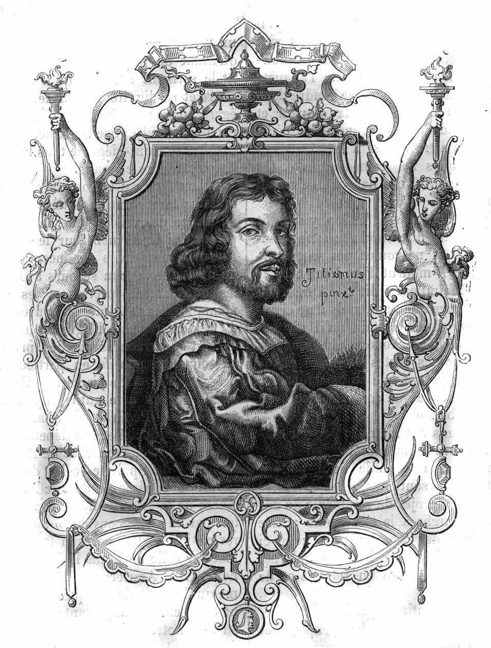 Retrato del Emperador Othon I de Germania, conocido como el Grande (Otton, 912-973). Grabado en "Histoire des papes-reyes-reinas y emperadores a través de los siglos" por Maurice Lachatre de French School