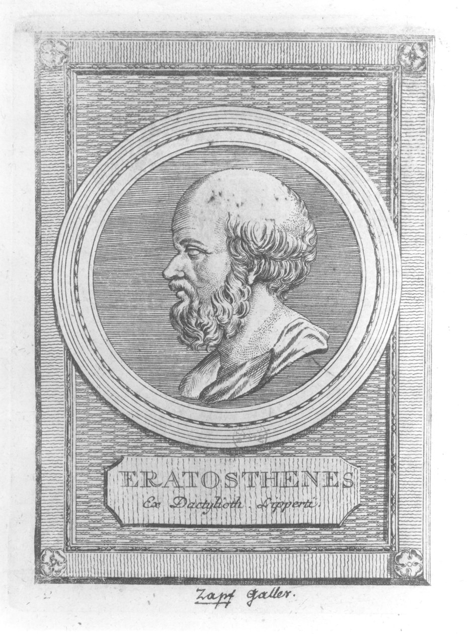 Retrato de Eratóstenes (c.284-192 a.C.) de French School