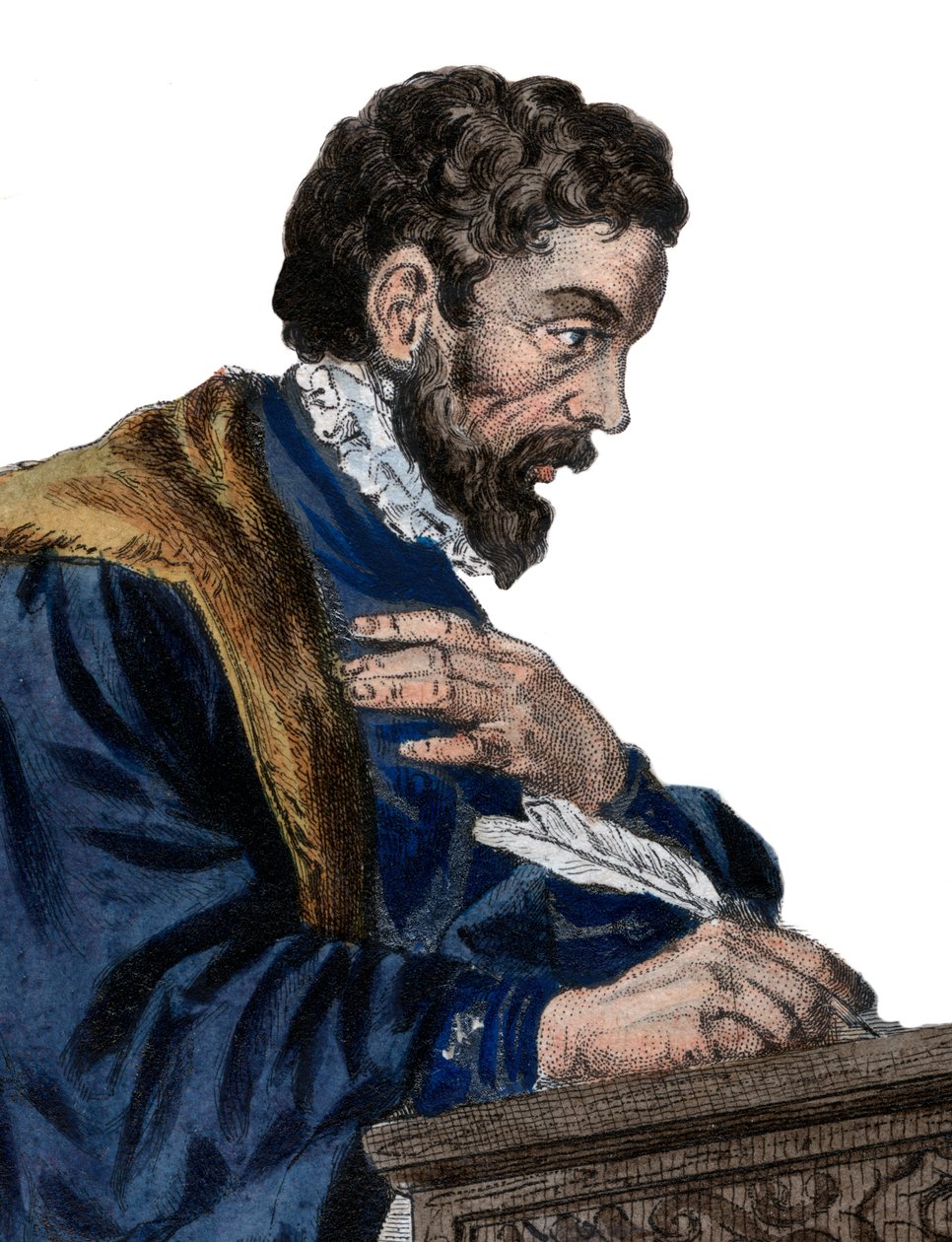 Retrato de Etienne Jodelle (1532-1573) de French School