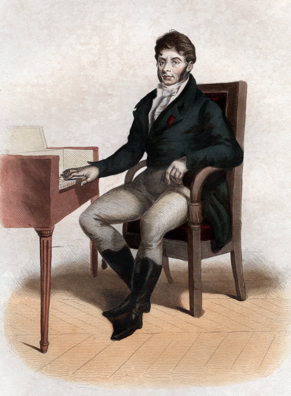 Retrato de Étienne Nicolas Méhul (1763-1817), compositor francés de French School