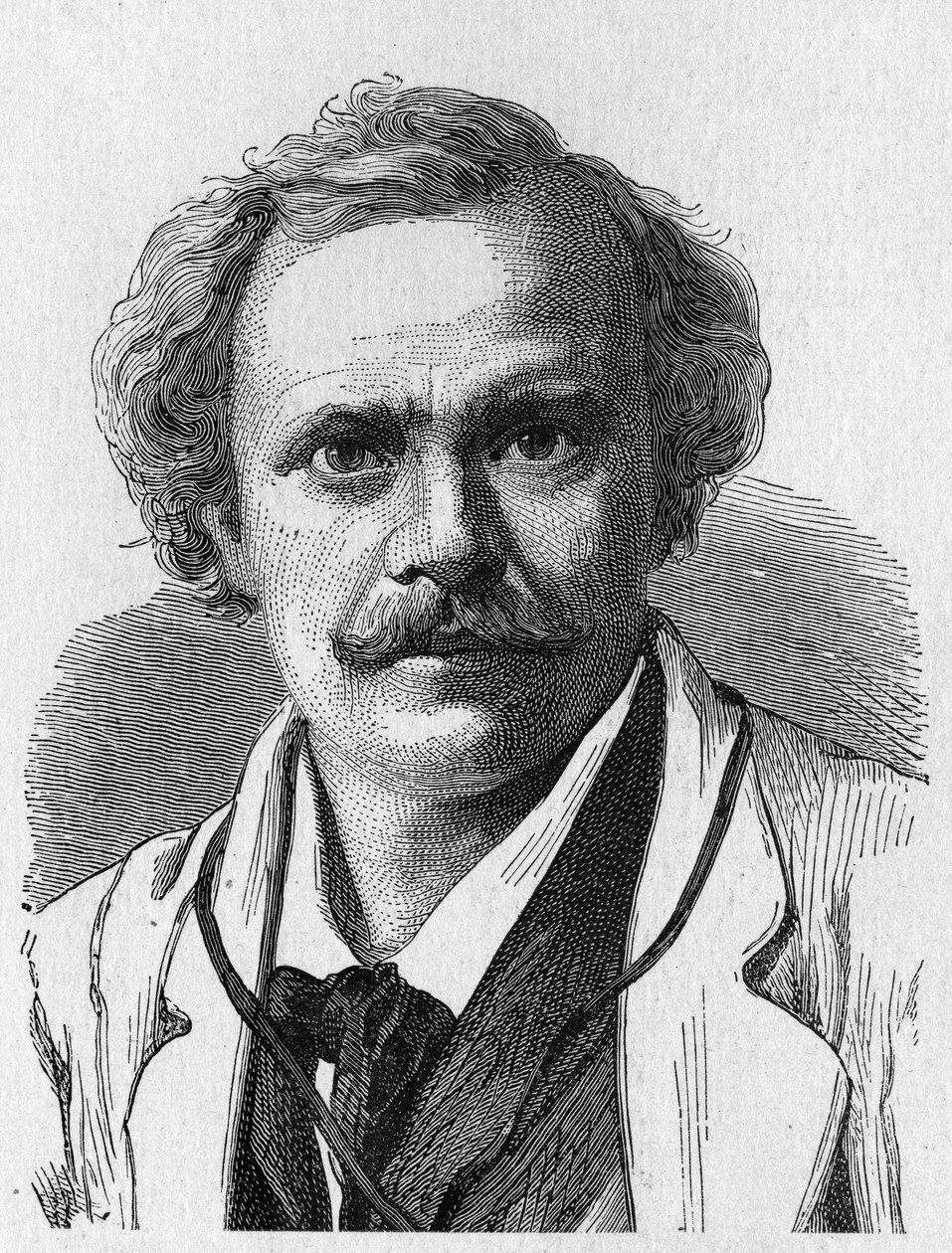 Retrato de Félix Nadar (1820 - 1910) - en "Álbum de Ciencia; ilustres eruditos; Grandes descubrimientos" 1896 de French School