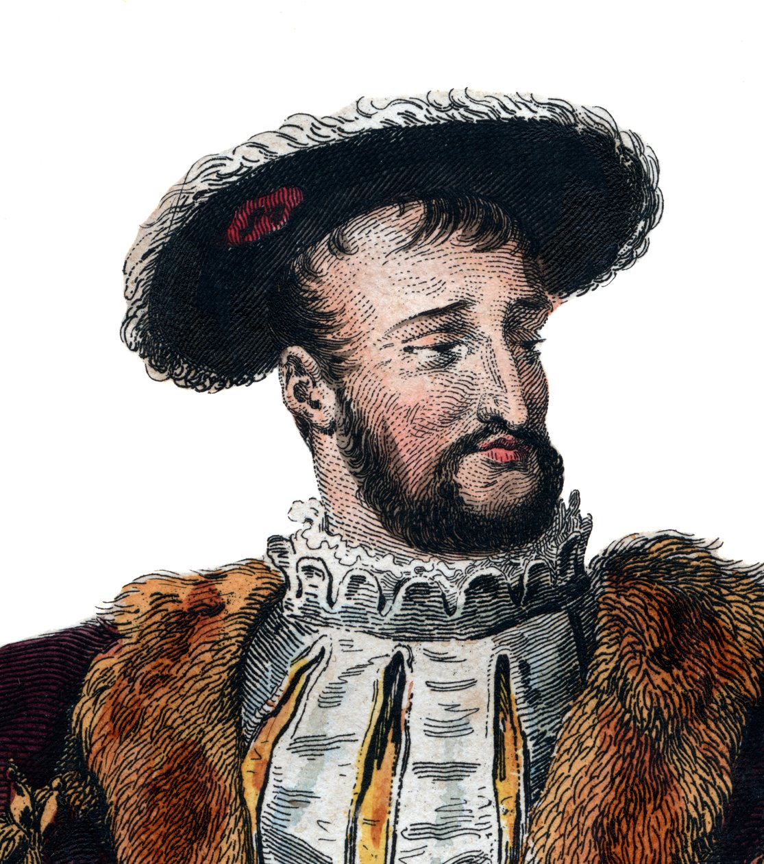 Retrato de Francisco I de Francia (1494-1537), Rey de Francia de French School