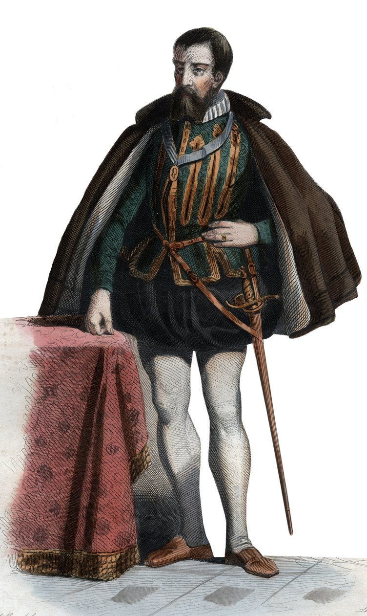 Retrato de Francisco I de Lorena (1519-1563), Duque de Guisa, Duque de Aumale, soldado y político francés de French School