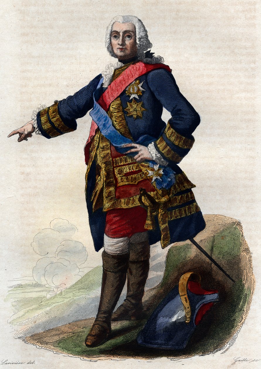 Retrato de François de Chevert (1695-1769), general francés. de French School