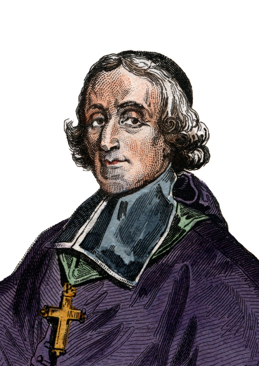Retrato de François de Pons de Salignac de La Mothe Fénelon (1651-1715), arzobispo, teólogo, poeta y escritor francés de French School
