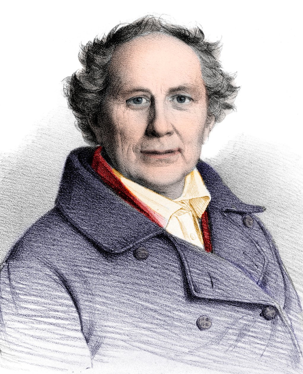 Retrato de Friedrich Wilhelm August Argelander (1799-1875), astrónomo alemán de French School