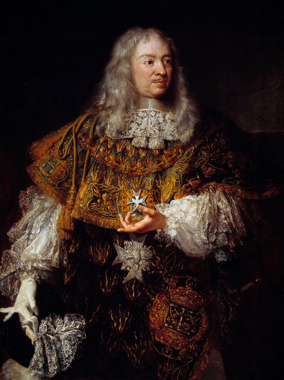 Retrato de Gabriel de Rochechouart (1600-1677) con gran traje como caballero de la Orden del Espíritu Santo de French School