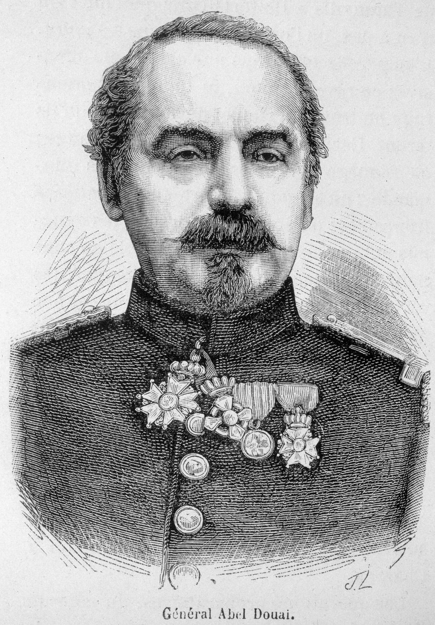 Retrato del General Abel Douai - en "L