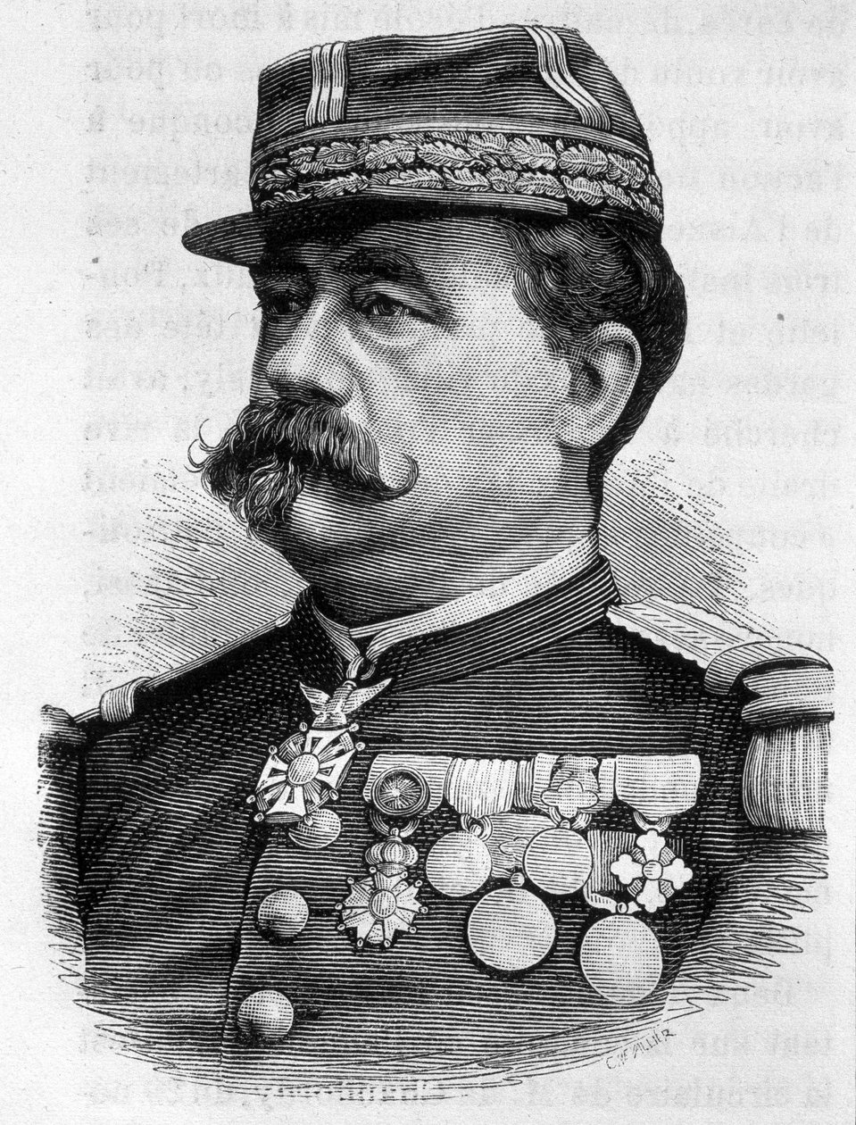 Retrato del General Carré de Bellemarre de French School