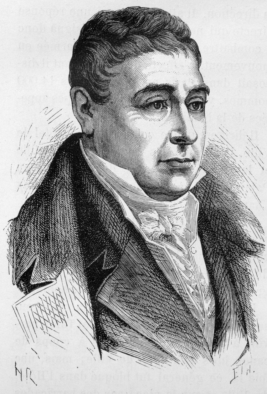 Retrato del General La Fayette (Lafayette) (1757 - 1834) - en “L