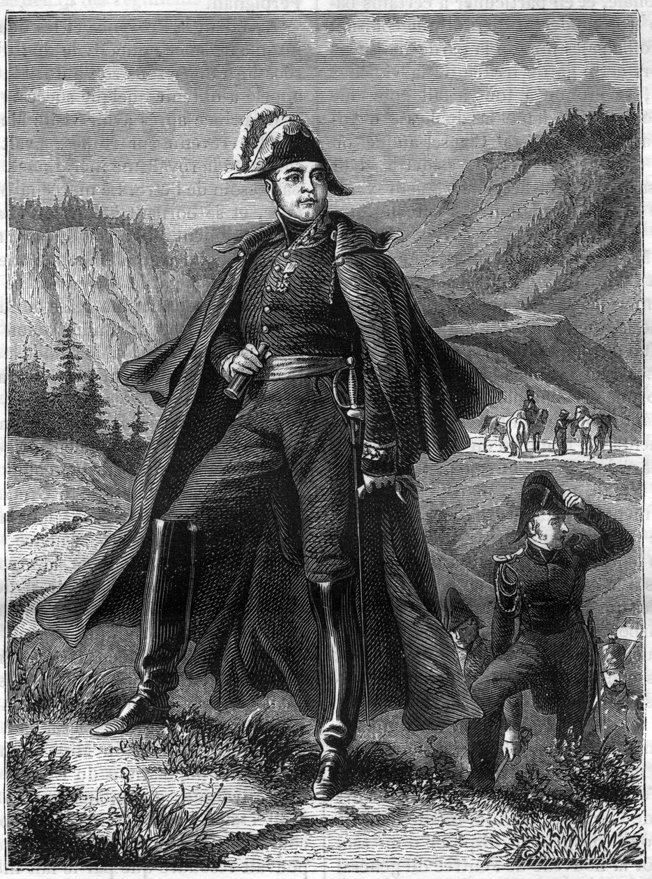 Retrato del General Lecourbe - Claude Joseph Comte Lecourbe, general francés (1758 -1815) - en “Histoire de l