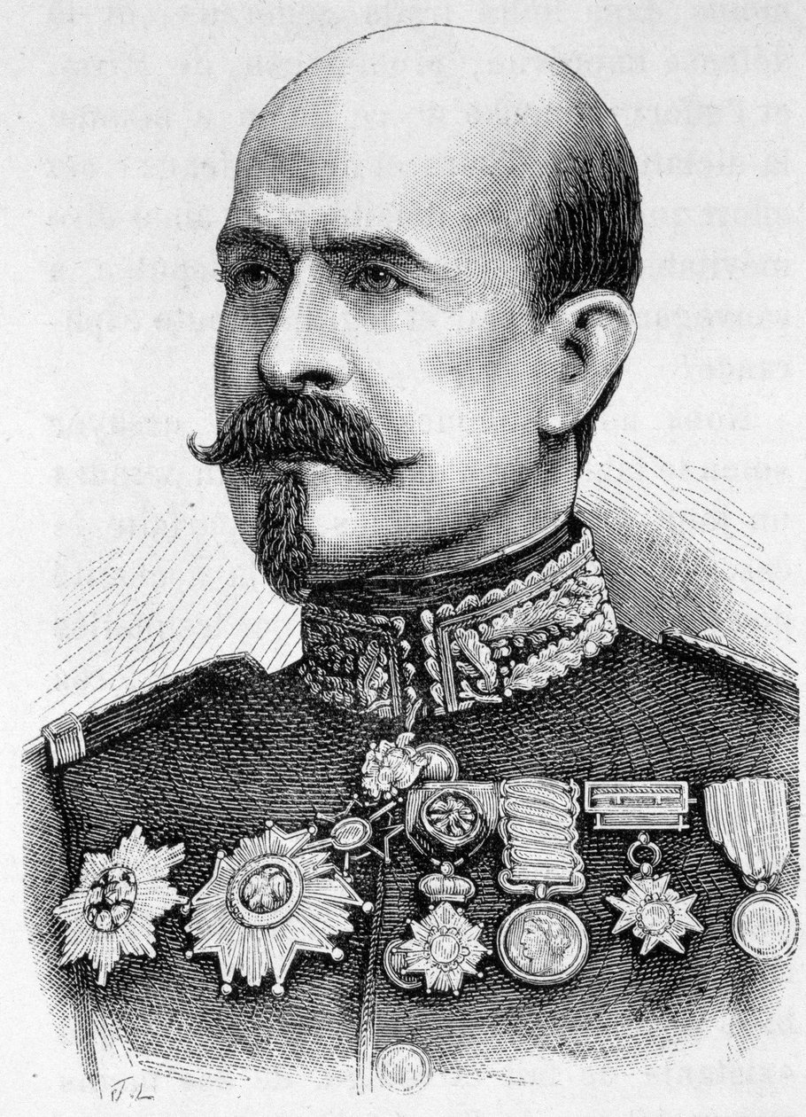 Retrato del General Trochu (1815 - 1896) - en "L